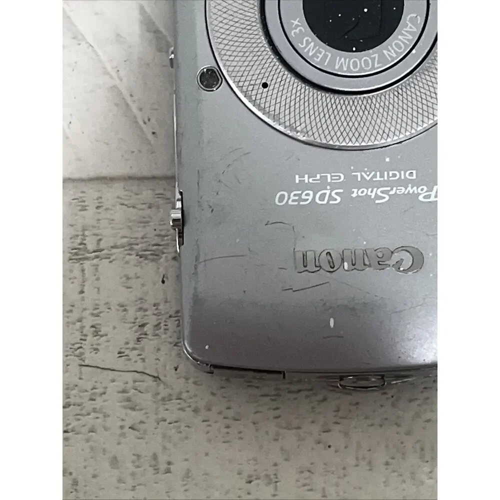 Canon PowerShot SD630 Digital ELPH Camera 6.0MP 3X Zoom Silver Lightweigh Tested